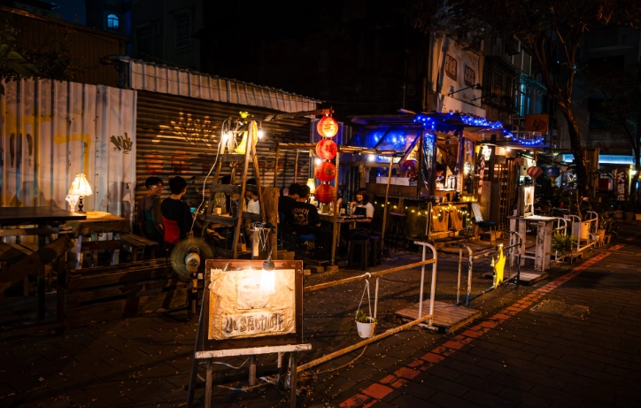 西門町咖啡廳 深夜