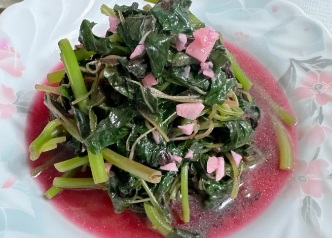 炒紅莧菜做法 炒紅莧菜做法