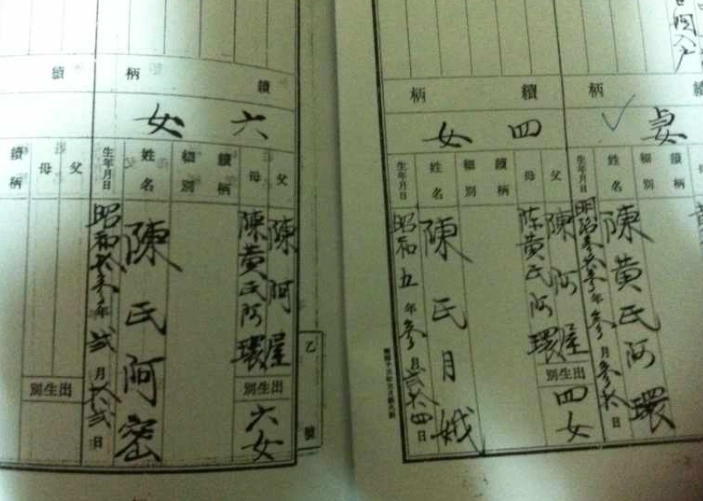 戶籍謄本 戶籍謄本