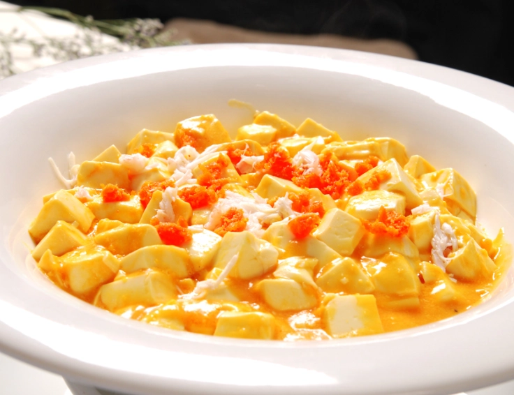 鹹蛋黃豆腐 鹹蛋黃豆腐