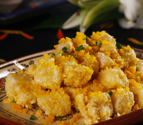 鹹蛋黃豆腐 鹹蛋黃豆腐