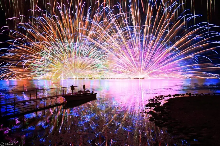 諏訪湖煙火大會