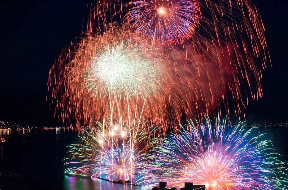 諏訪湖煙火大會