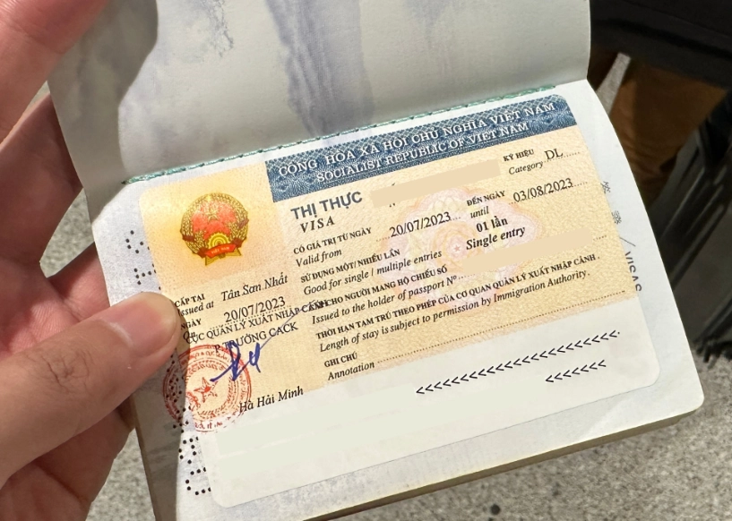 越南落地簽證