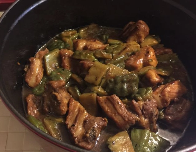 涼瓜炆排骨 做法