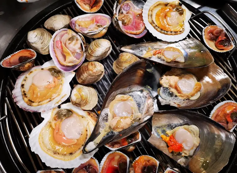 海雲臺烤貝