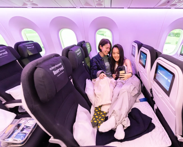 纽西兰航空豪华经济舱 纽西兰航空豪华经济舱