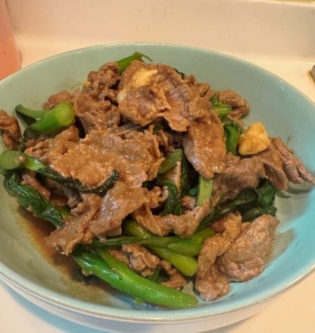 菜心炒牛肉熱量