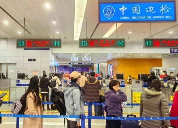 上海浦東機場入境等待時間