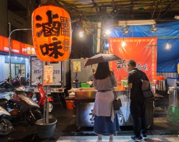 忠孝夜市美食