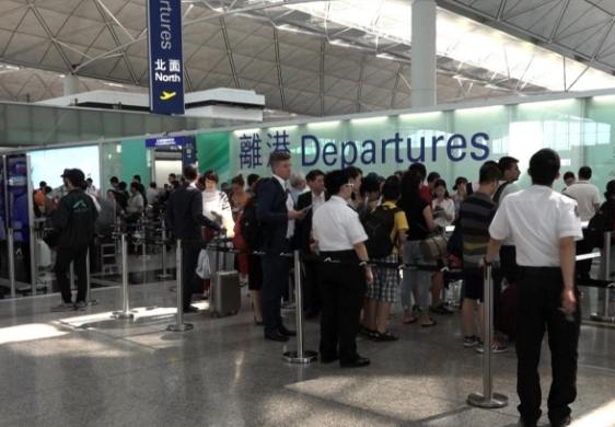 浦東機場離境流程