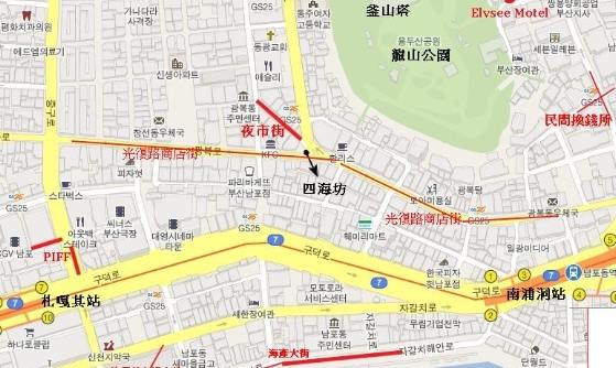 西面到南浦洞交通