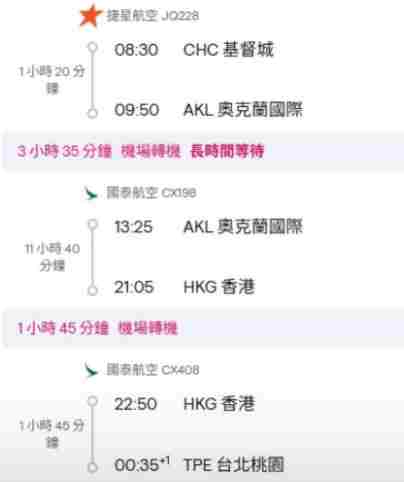 紐西蘭轉機攻略