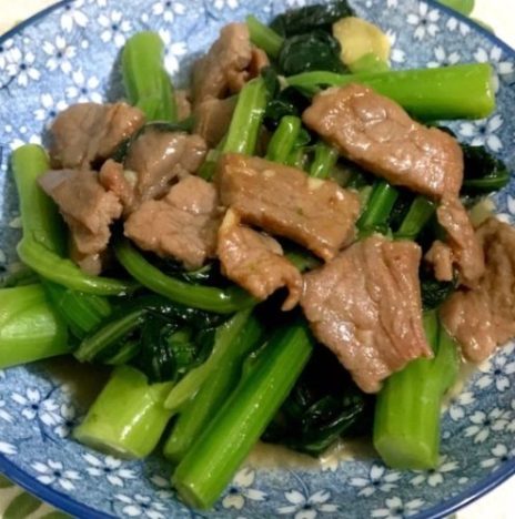 菜心炒牛肉卡路里