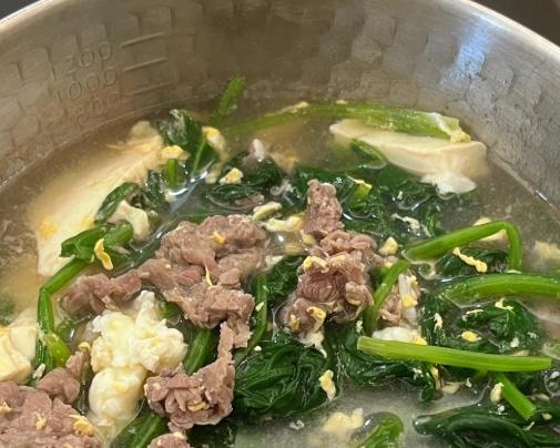 菠菜牛肉豆腐湯食譜 菠菜牛肉豆腐湯食譜