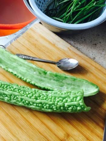 涼瓜去苦味