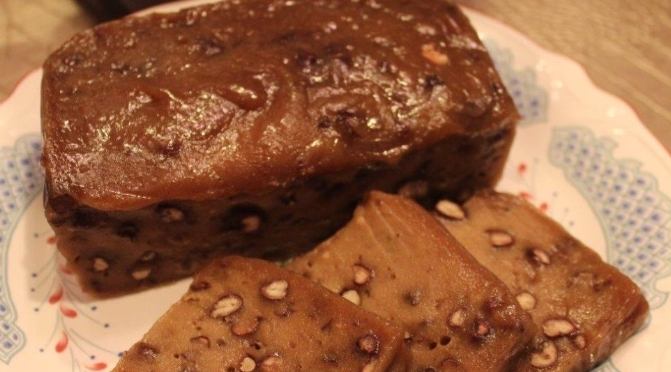 烤箱红豆糯米糕做法