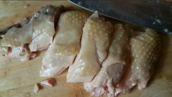 白斬雞怎麼切