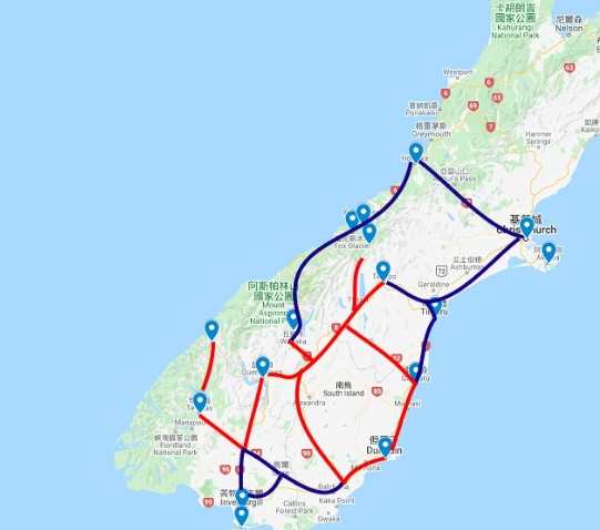 紐西蘭島嶼比較 紐西蘭島嶼比較