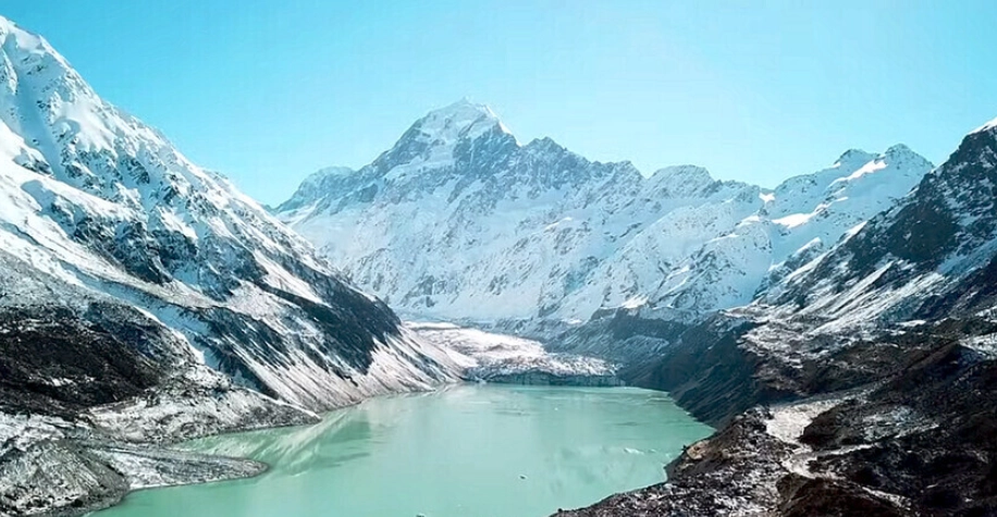 新西兰地形图 新西兰地形图