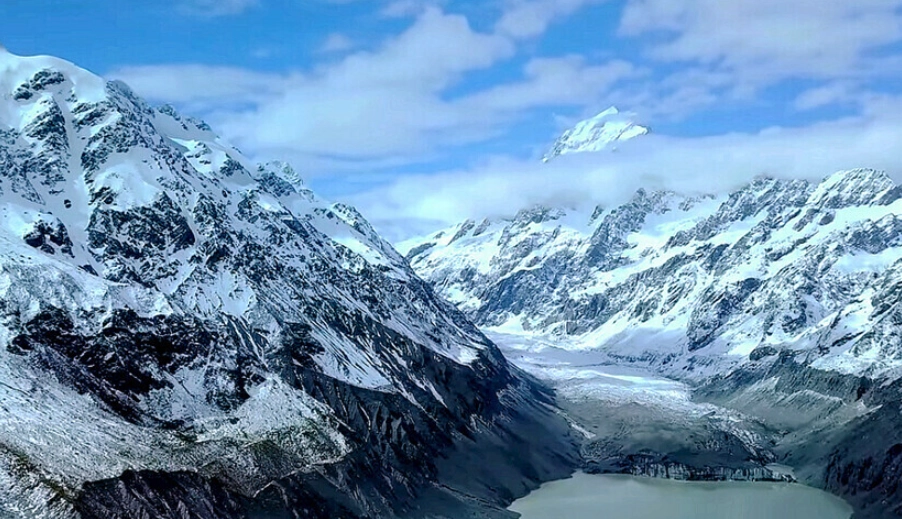 新西兰地形图 新西兰地形图