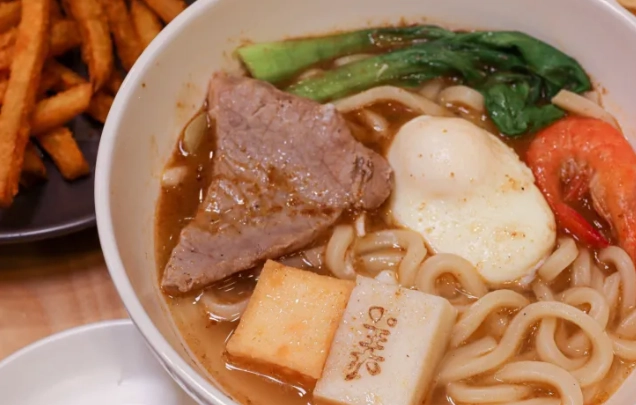 沙茶鍋燒烏龍麵