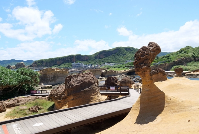 野柳一日遊親子