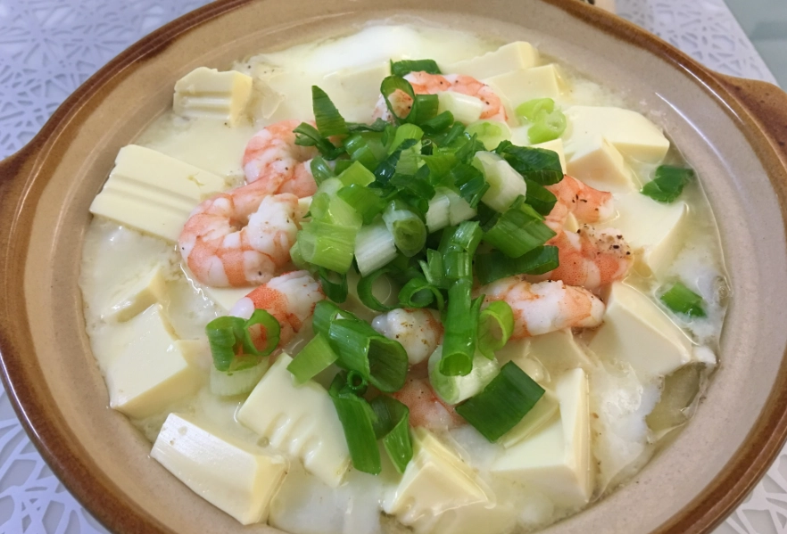 蝦仁豆腐做法