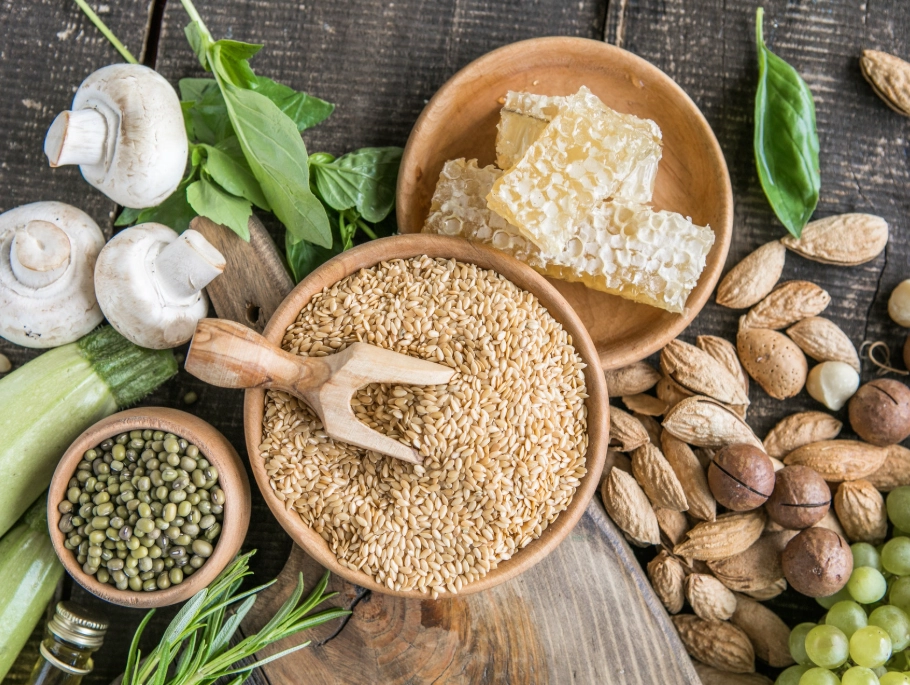 高黏性膳食纖維食物