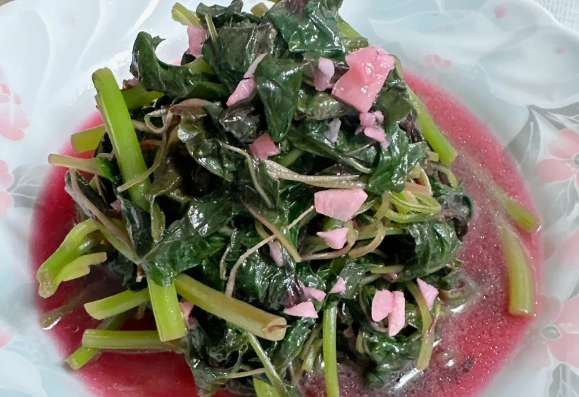 紅莧菜料理