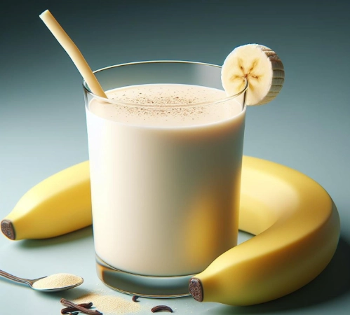 香蕉牛奶製作