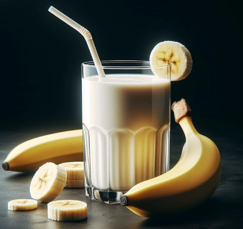 香蕉牛奶製作