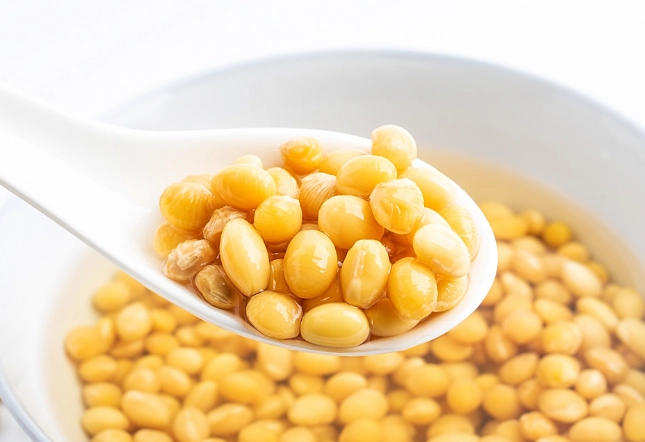 黃豆煮熟打豆漿