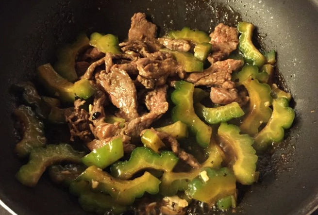 涼瓜炒牛肉 秘訣