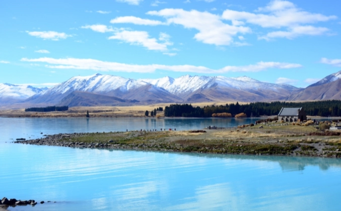 紐西蘭冰川湖泊