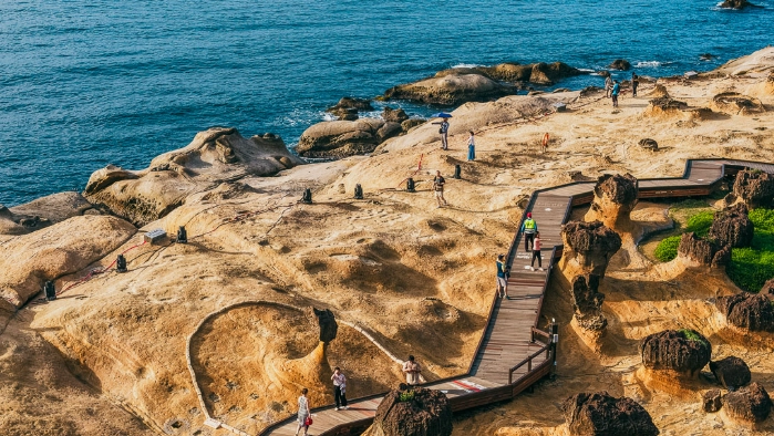 野柳地質公園親子遊 野柳地質公園親子遊