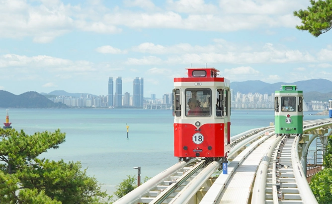 海雲台藍線公園交通