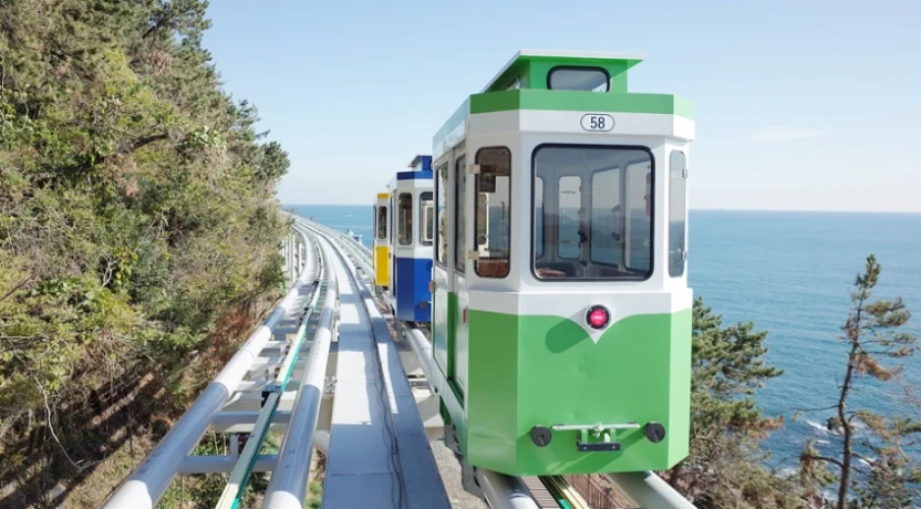 青沙浦海岸列車