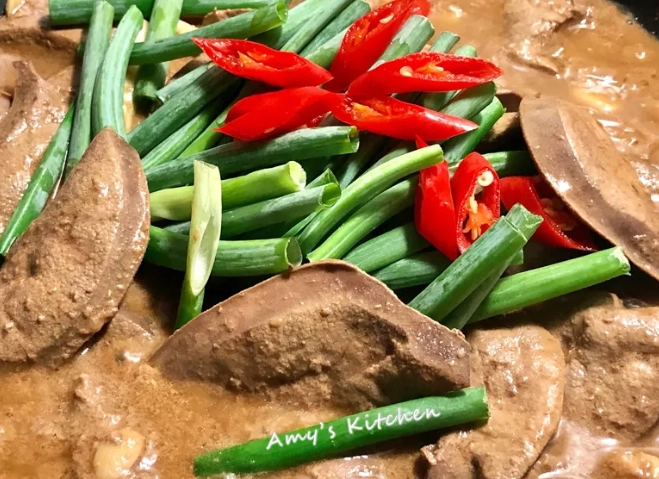 薑蔥炒豬肝做法