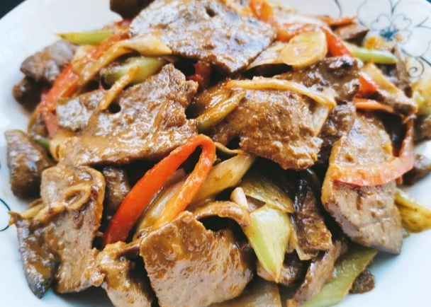 薑蔥炒豬肝食譜