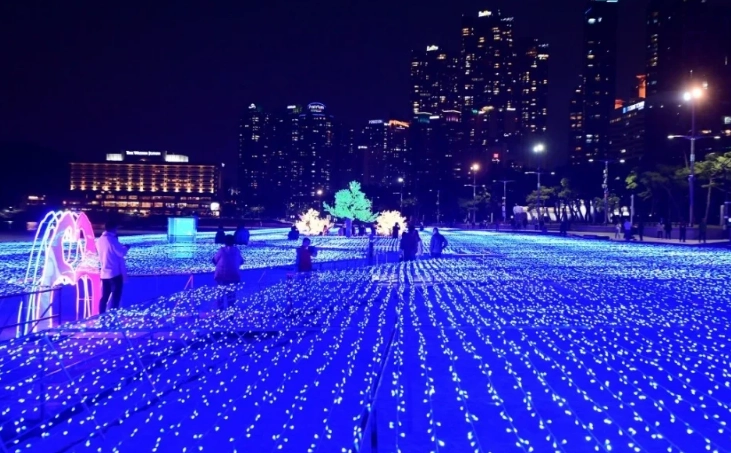 海雲台晚上逛街